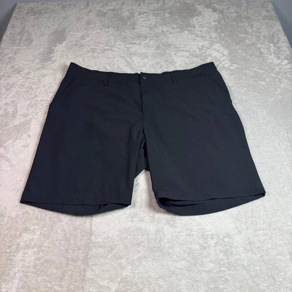 Adidas Primegreen Golf Shorts Black Mens Size 40 Stretch Waistband Solid